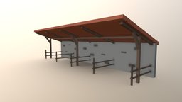 Stable medievalfantasyassets, blender, lowpoly