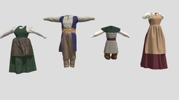 Bar patrons outfits medieval, clothes, outfits, fantasy