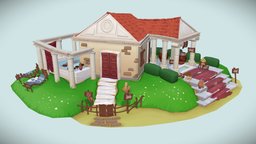 Ancient Leisures daehowest, ancient-greece, modular, gameart2020, daevillages