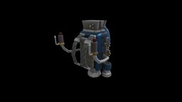 Jetpack rockets, substancepainter, substance