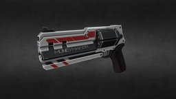 Plasteel Mateba object, prop, coat, mateba, unity, unity3d, game, 3d, weapons
