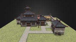 Ancient Chinese post station ancient-buildings-house, post-station