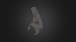 Bond Girl character, girl, zbrush