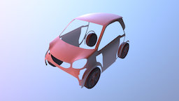 Fahrzeug typ smart, wip, auto, mid-poly, work-in-progress, fahrzeug, typ, vis-all-3d, 3dhaupt, 3d-symbol, fahrzeugmodule-2, blender3d, car, fahrzeug-typ-microcar