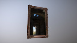 Vintage Barocco Mirror victorian, product, vintage, mirror, antique, classic, furniture, decor, carved, baroque, productdesign, barocco, rarity, designthinking, design, home