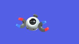 Magnemite toon animacion pokemon, magnet, magnemite