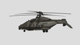 Large aerospace passenger aircraft 3D model drone, aerospace, aircraft, a, large, passenger, 3d, model, createdwithai