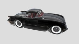 1953 Chevrolet Corvette Roadster roadster, automobile, wheel, cars, chevrolet, retro, 1953, corvette, 1954, town, vechicle, racecar, retrocar, oldcar, car, city, street, race, retroauto