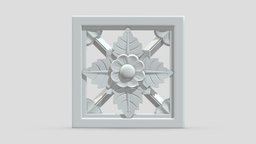 Classic Pattern 06 kit, room, exterior, element, ceiling, architectural, ornament, molding, cornice, classic, medallion, gothic, bash, decor, corbel, details, rosette, classical, kitbash, finishes, pilaster, cartouche, acanthus, 3d, design, house, home, decoration, interior, temple