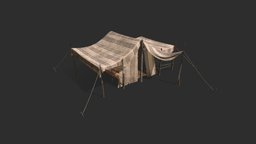 Medieval tent tent, medieval, market, marquee, bazaar, substancepainter, substance