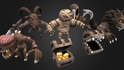 Minions Series reaper, mimic, werewolf, mummy, ghoul, goatman