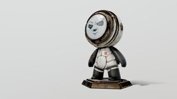 Mesh MAT : Panda rust, panda, ufo, 3d-model, outsourcing, meetmat17, knefel, k4d, substance, painter, 3d, pbr, scifi, sci-fi, animal