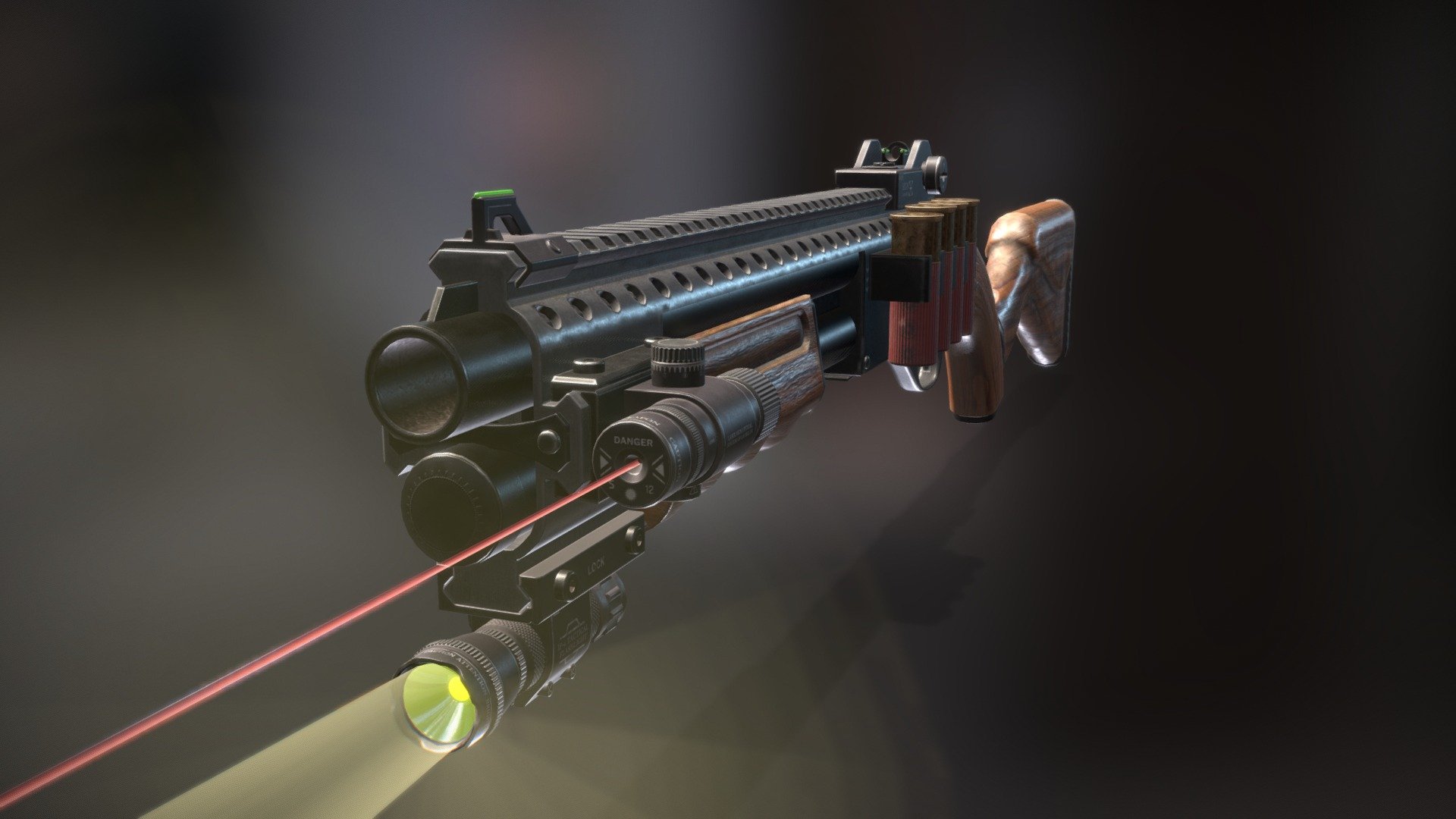 The model was created according to its own concept for a personal project 3d model