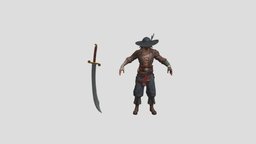 3D model Samurai Ninja ninja, samurai