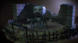 Dementor marmoset, harrypotter, harry_potter, dementor, harrypotterfanart, dementador, blender, substance-painter