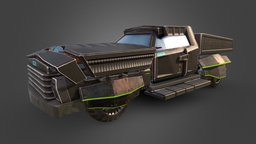 Futuristic Car automobile, vehicule, vehicles, future, back, vintage, garage, vehice, cyberpunk, service, futurist, staffpicks, sciencefiction, futuristic-vehicle, substancepainter, substance, maya, low-poly, asset, game, 3d, blender, vehicle, pbr, scifi, sci-fi, futuristic, car, zbrush