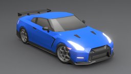 Nissan GT-R Low-poly 3D vehicles, nissan, bmw, audi, gt-r, low-poly-model, cars-vehicles, 2025, 2024, nissan-gtr, nissan-skyline-gtr, low-poly, game, 3d, vehicle, mobile, car, 2023, gt-r50