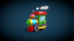 cartoon locomotive locomotive, cartoon, animation