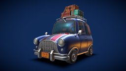 CarCartoon vehicles, handpaint, substancepaitner, cartoon, blender, pbr, car