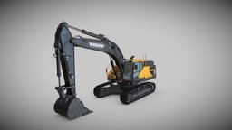 Volvo EC380EL truck, vehicule, vehicles, trucks, volvo, hard-surface, hardsurfacemodel, hardsurfacemodelling, construcao, construction-site, hardsurfacemodeling, hardsurface-modeling, vehicles-cars, volvo-trucks, vehicle, hardsurface, construction