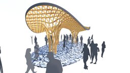 Pavilion Marintimebank 1 landscape, parametric, landscape-architecture