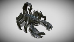 SCORPION toy sculpt, mini, insect, toy, scorpion, figure, bug, venom, miniature, emperor, figurine, arachnid, nature, scorpio, art, creature, animal, sculpture