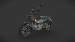 Honda Trail 125 ABS bike, wheel, tire, honda, trail, mobilegames, vrready, game, race, noai, hondatrail