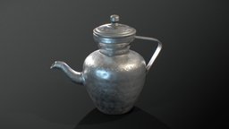Kettle drink, pot, household, people, vase, fluid, kettle, decor, rural, kitchen, cooking, utensil, lowpoly, house, home, container, interior, village, gameready, noai, thrist