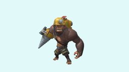 Sir Mole Monkey: Detailed 3D with Animations monkey, virtual, assets, high, interactive, reality, detail, module, creative, visual, development, graphic, realistic, motion, artistic, graphics, effects, projects, experience, versatile, character, modeling, asset, game, 3d, art, model, design, digital, animation
