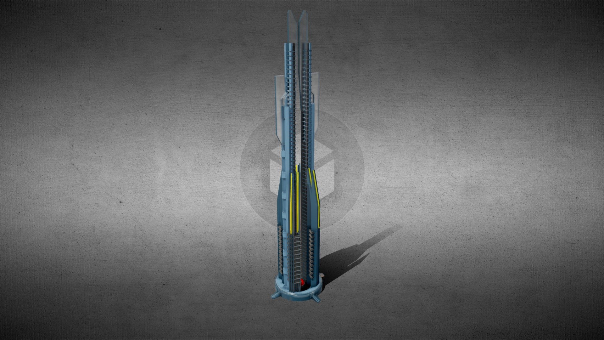 SciFi building_129 - SciFi building_129 - Buy Royalty Free 3D model by TankStorm 3d model