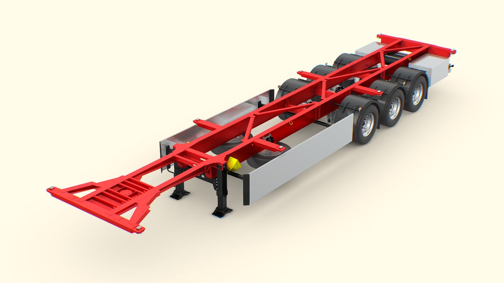 40 feet long cargo container trailer 3d model




A model of blender 3.3

Cycles and Eevee both render engine compatible

(sample images are with cycles render engine and animation video done by Eevee render engine)

Have materials (texture file include number plate only)

simple and easy to use

match with 40ft container of wondart studio

High Quality 3D model

you can use this model as




game asset,

animation asset,

background asset and

many more&hellip;

just download and import 3d model