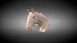 Horse Head sculpt portrait, cowboy, mare, stallion, horsehead, horse