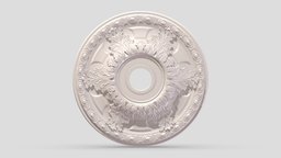 Classic Ceiling Medallion 14 kit, room, exterior, element, ceiling, architectural, ornament, molding, cornice, classic, medallion, gothic, bash, decor, corbel, details, rosette, classical, kitbash, finishes, pilaster, cartouche, acanthus, 3d, design, house, home, decoration, interior, temple
