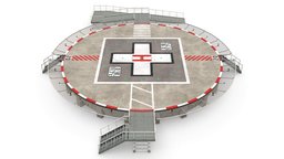 Circular Hospital Helipad concrete, realtime, hospital, spatial, round, game-ready, circular, unity-asset, virtual-reality, metaverse, flight-simulator, lowpoly, augmented-reality, air-ambulance, helicopter-landing-pad, building-helipad, helicopterpad, noai, helicopterlandingpad, helipadmodel, helipad-model, helicopter-game, rooftop-helipad, helicopter-airport, helicopter-simulator, helicopter-flight-simulator, gta-mod, uneal-asset, pbr-specular-workflow, helicopter-building, helicopter-tower, helitower