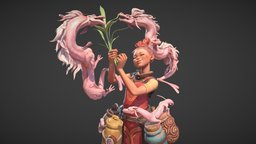 Raising Dragons 🌸 b3d, challenge, dragons, toolbag, artstation, artstationchallenge, substancepainter, character, photoshop, blender, gameart, zbrush, fantasy, dragon, gameready, dragonsrisechallenge, dragonsrisetheforgottenrealms, dragonsrise