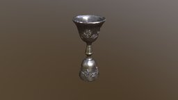 Royal Elegant Skinny Chalice drink, food, medieval, dinner, antique, drinking, eat, chalice, elegant, cup, royal