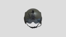 Military Helicopter Helmet Gentex HGU 56 P armor, stealth, army, photorealistic, chopper, pilot, flight, aviation, protection, aircraft, head, mask, protector, visor, hgu, gamereadyasset, asset, pbr, helmet, military, fly, helicopter, war, gameready, gentex, gameradymodel, 56p