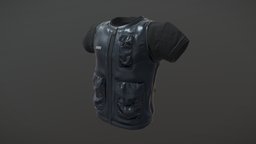 VestPack v2 ISHERE style, assets, tshirt, cloth, shirt, vest, back, prop, fashion, props, backpack, wearable, wear, apparel, assets-game, fashion-style, substancepainter, substance, asset, game, blender, blender3d, vestpack, noai