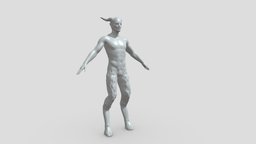Faun goat, faun, satyr, character, man, monster