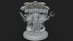 Universal Form of Vishnu stl, 3dmodels, 3dprintable, form, gods, universal, hindu, vishnu, 3dprint, sculpture, of, virata, darshan, vishvarupa, universal-form, vishwaroopa, rupa