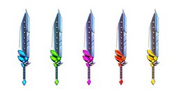 a set of cutting weapons lamp, style, hammer, hilt, slash, sharp, best, handle, cleaver, neon, mace, metal, cutter, hatchet, modification, chopping, onehanded, chop, one-handed, pruner, weapon-3dmodel, set-design, one-handed-sword, bladed-weapon, axe-weapon, axe-lowpoly, neonlight, one-handed-axe, weapon, knife, cartoon, hand-painted, design, axe, futuristic, dagger, hand, blade, skyfi, "acute", "one-handed-mace", "haggle"