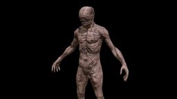 MutantZ1 ancient, rpg, fighter, soldier, unreal, mutant, claws, character, unity, pbr, low, poly, skull, animation, monster, human, rigged, ghol