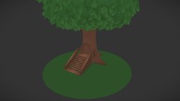 Raccoon Level tree, world, portal, cute, big, hub, friend, awesome, stuffed, home, animal