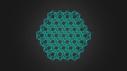 pia_085_001 b3d, geometric, pattern, arabic, blender