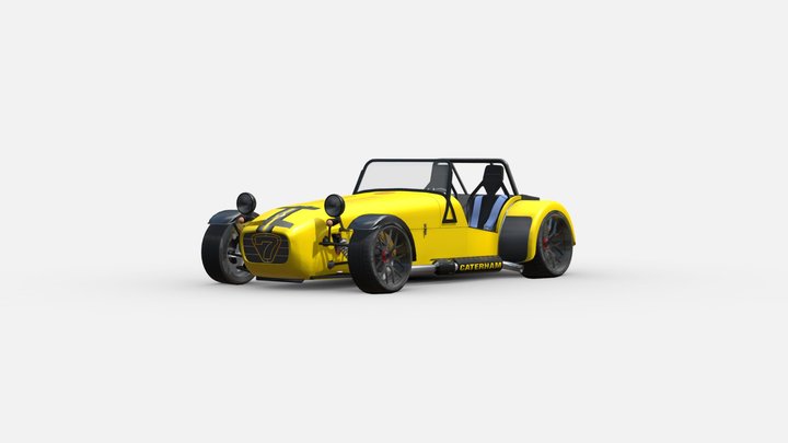 3d model Caterham Turbo caterham, highperformance, sportscars, carenthusiast, automotiveindustry, britishcarmanufacturer, lotusseven, lightweightcars, turbochargedengines, puredrivingexperience