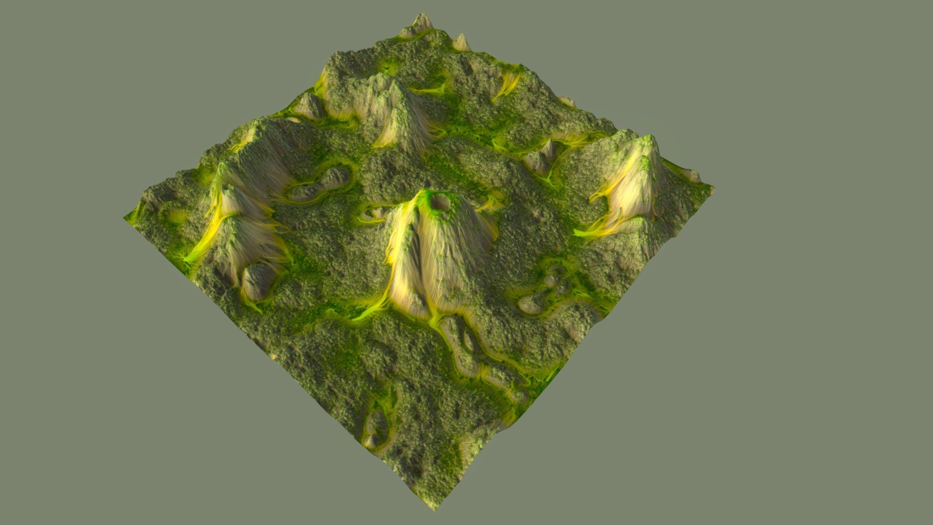 Terrain 027 - 3D model by josluat91 3d model