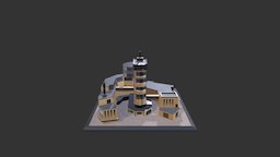 SciFi Facility autodesk, alpha, lowpolymodel, substancepainter, substance, 3dsmaxpublisher, pbr, lowpoly, 3ds