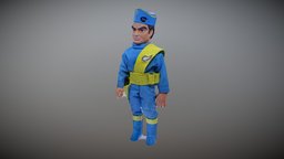 Thunderbirds Toy fiction, tv, sci, thunderbirds, science, virgil, polycam