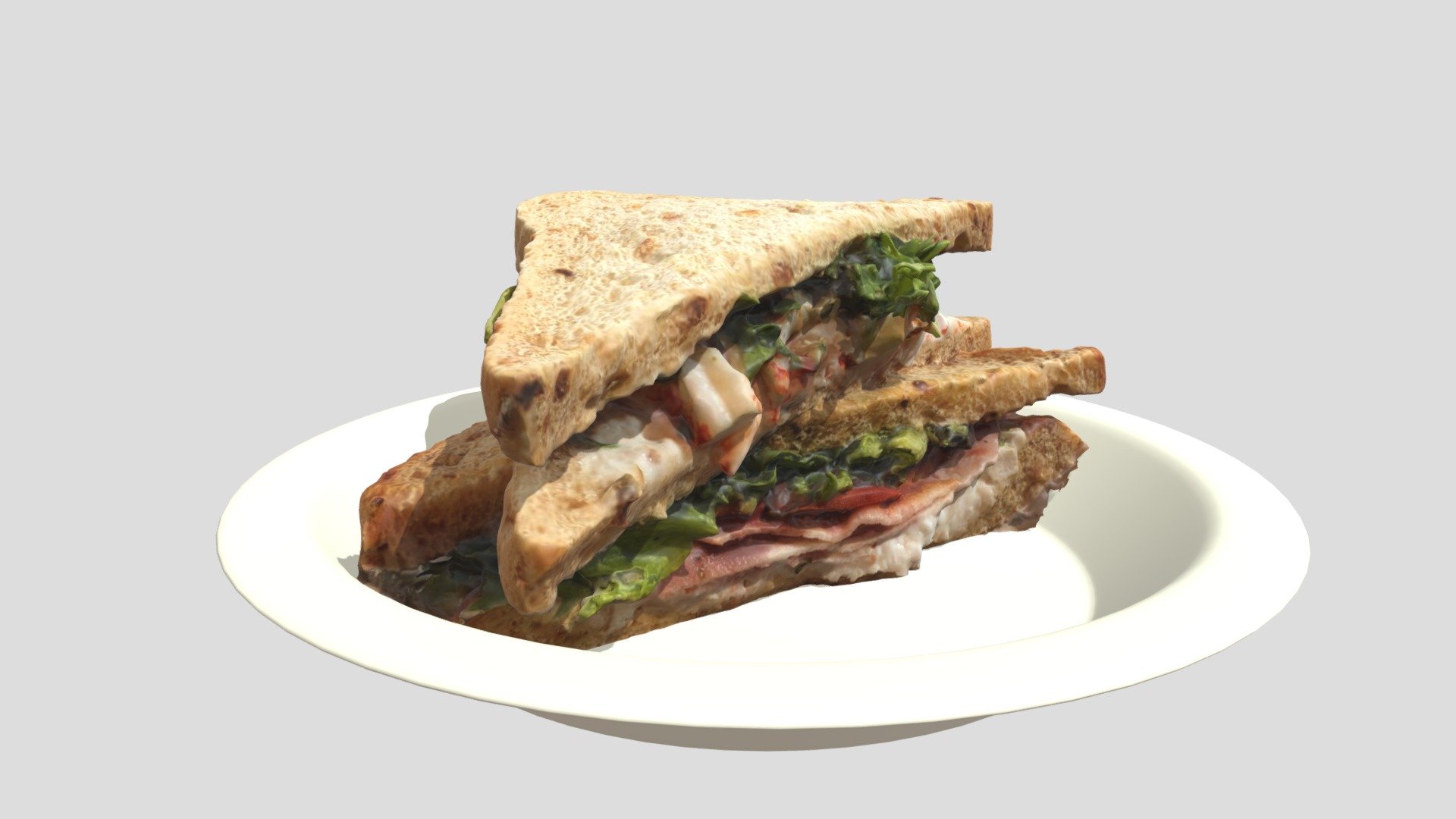 Sandwich - 3D model by hinleung 3d model