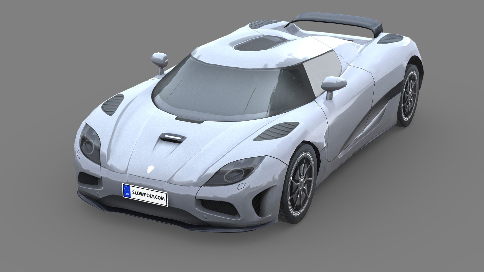 Low poly car with nice geometry and surface flow, realistic looking with high-quality textures.

Buckle up and join the ride with our incredible 3D model car! With few polygons, it’s light, flexible, and realistic. High-quality textures bring it to life. Effortlessly integrate it into any project and let your creativity soar. Get ready for a thrilling journey!

If you love this 3d model and curious about how it’s done, visit our tutorial here: https://www.slowpoly.com/l/course unlock the technique, tool and trick to crafting this detailed-looking low poly car now! - Koenigsegg Agera 2011 - Buy Royalty Free 3D model by slowpoly 3d model